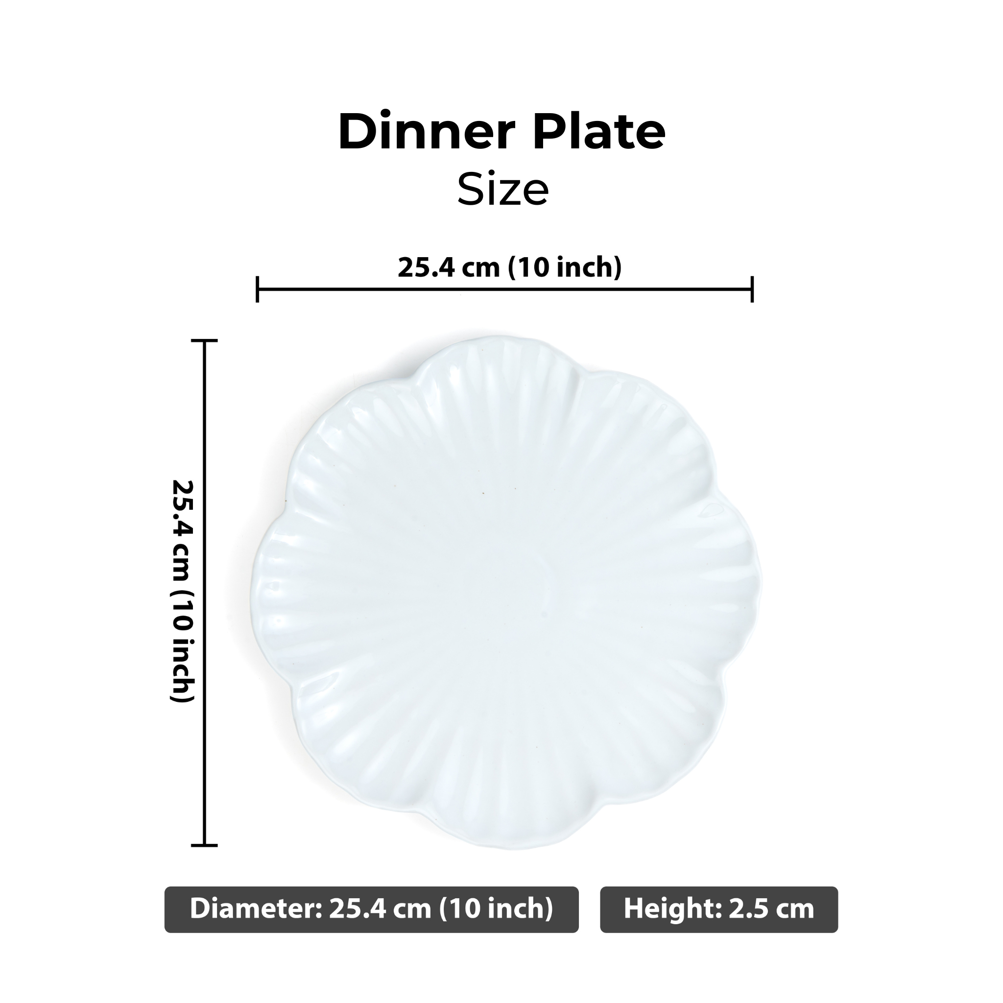 Bloom – 14-Piece Ceramic Dinner Set for 4