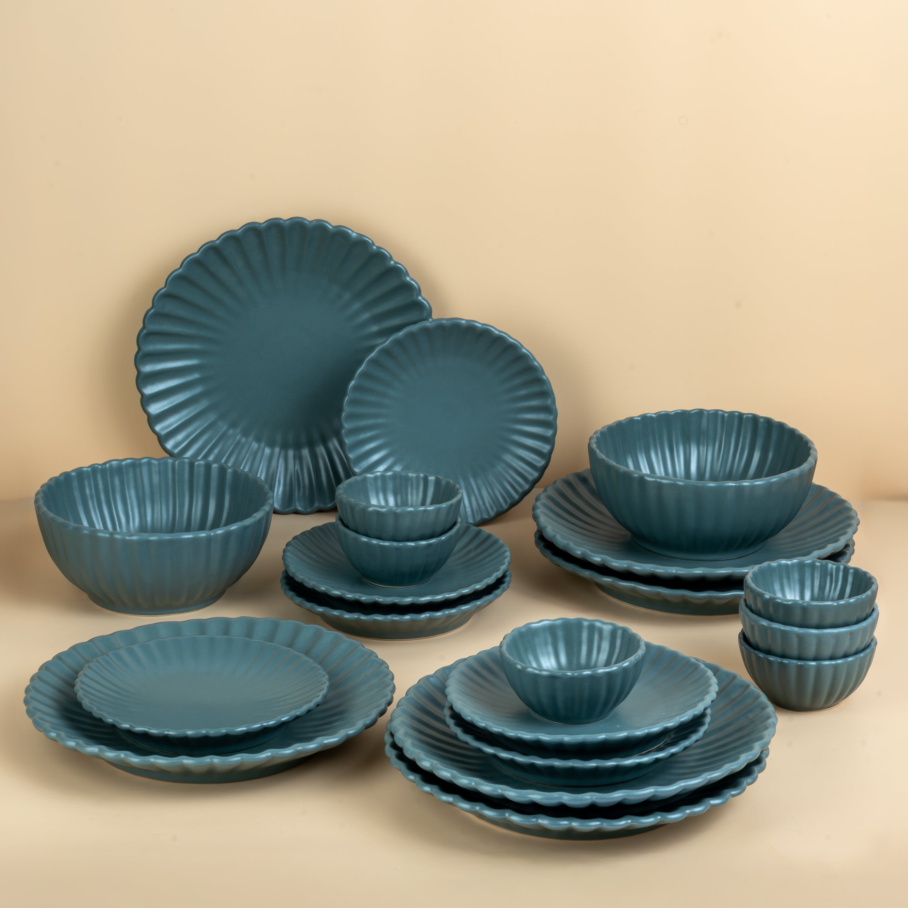 Nimbus – 20-Piece Ceramic Dinner Set for 6