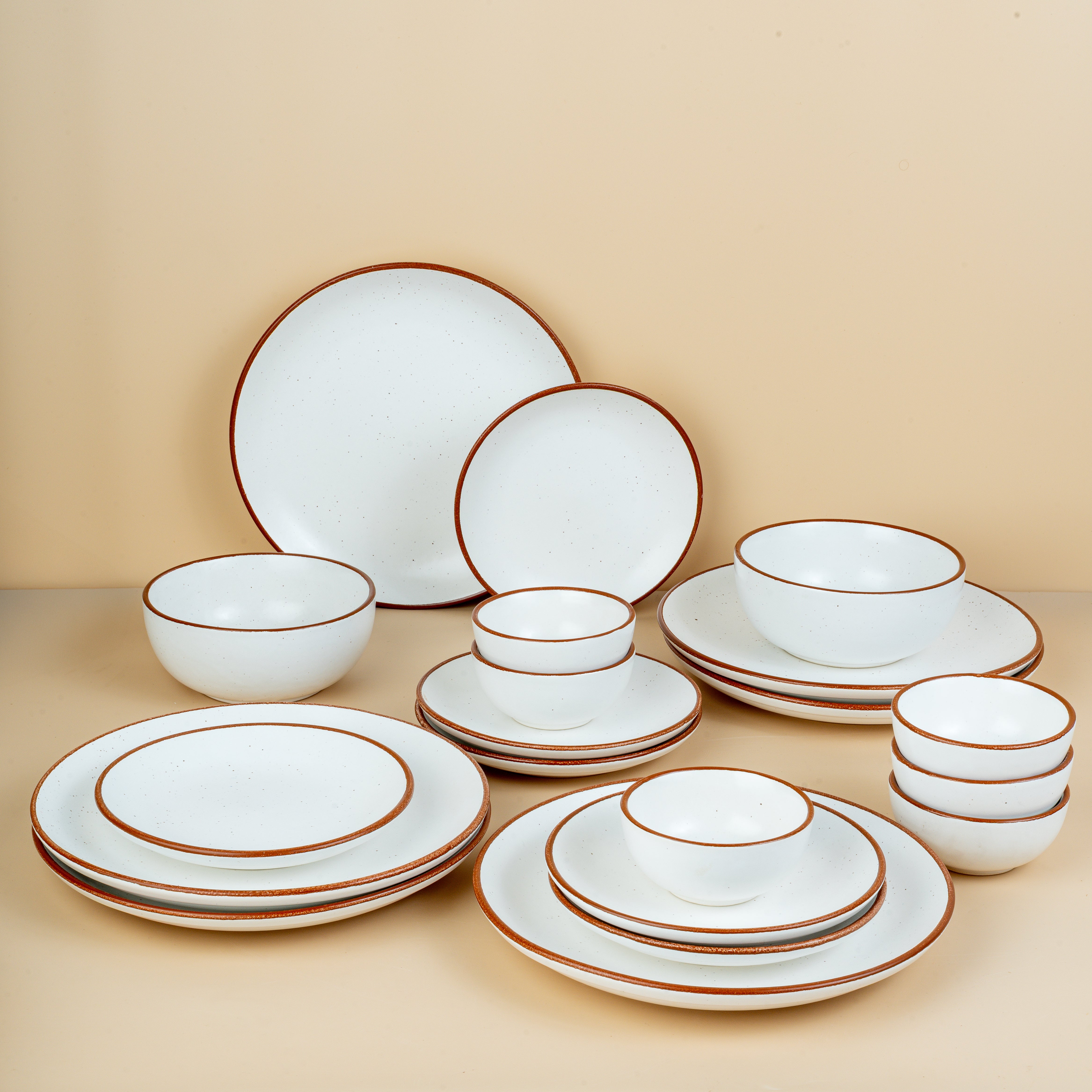 Dune – 20-Piece Ceramic Dinner Set for 6