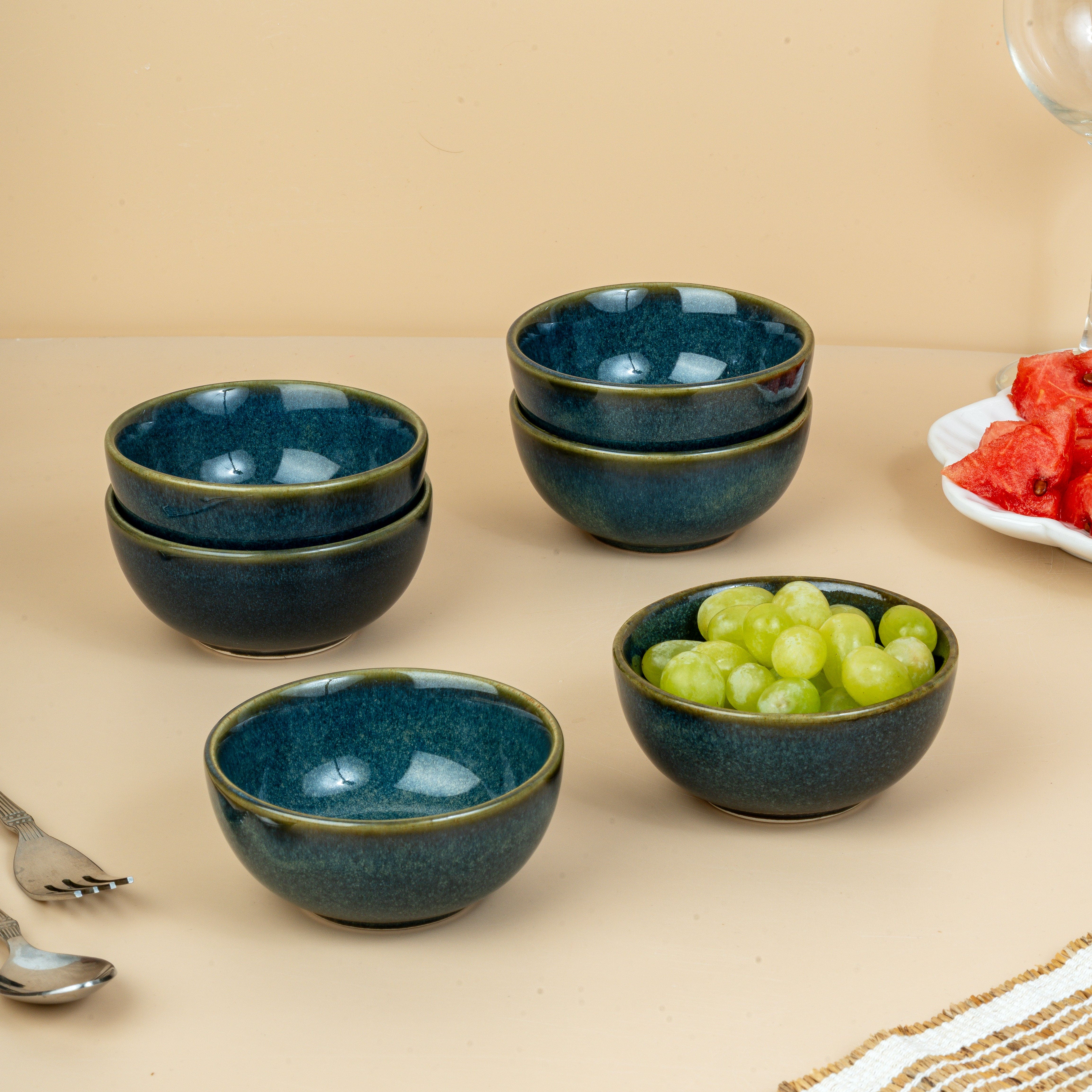 Midnight Tide – 20-Piece Ceramic Dinner Set for 6