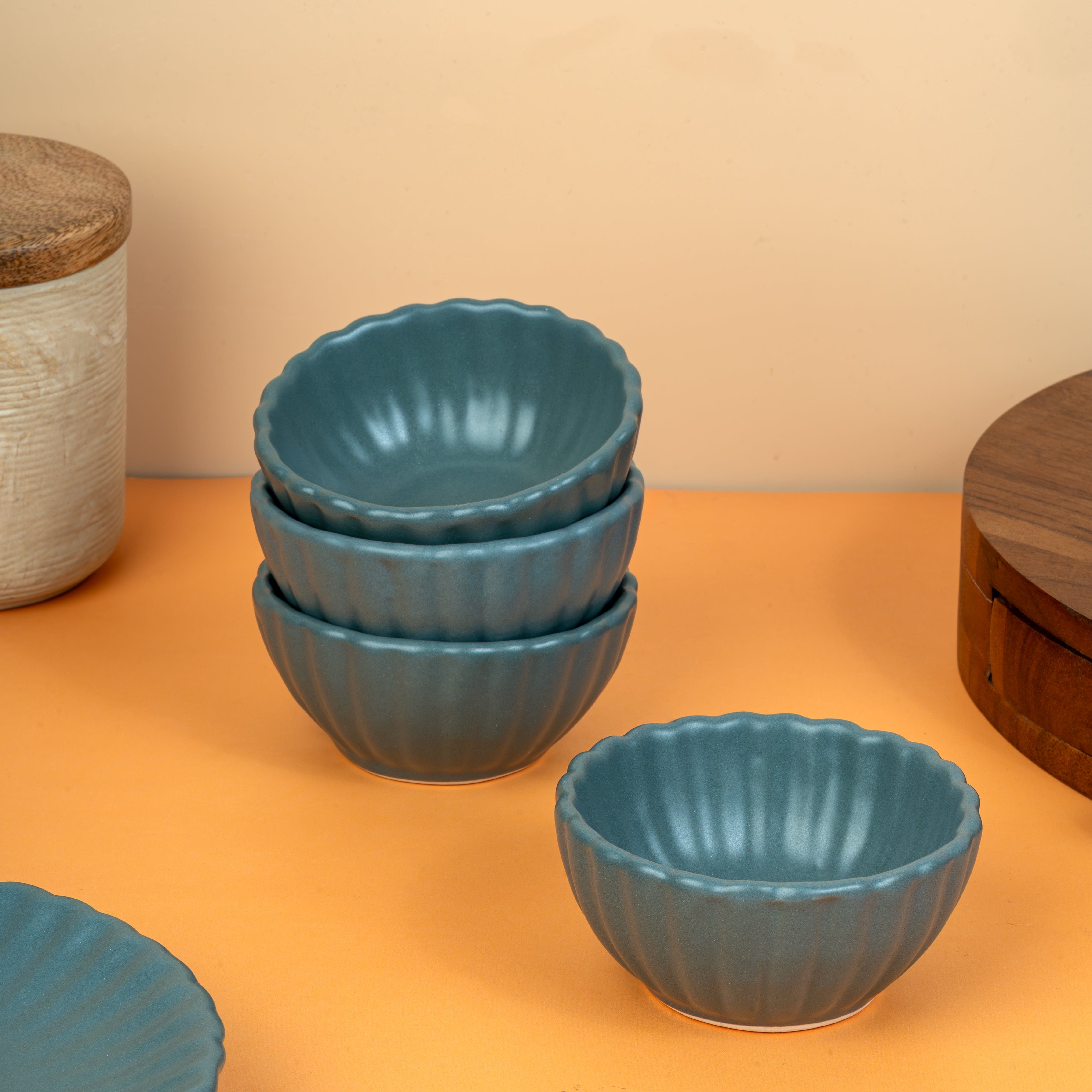 Nimbus – Set of 4 Ceramic Small Bowls