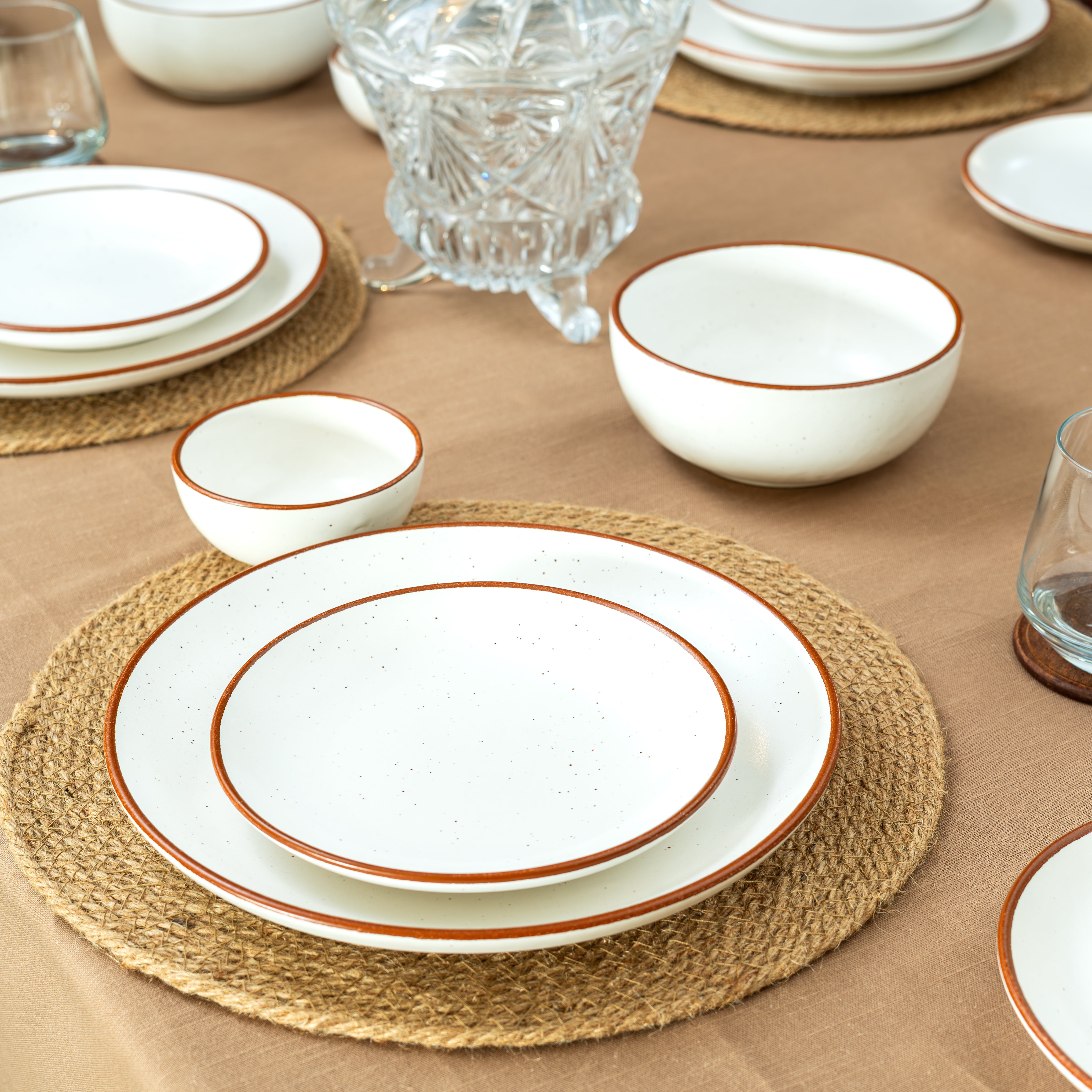 Dune – Set of 6 Ceramic Snack Plates