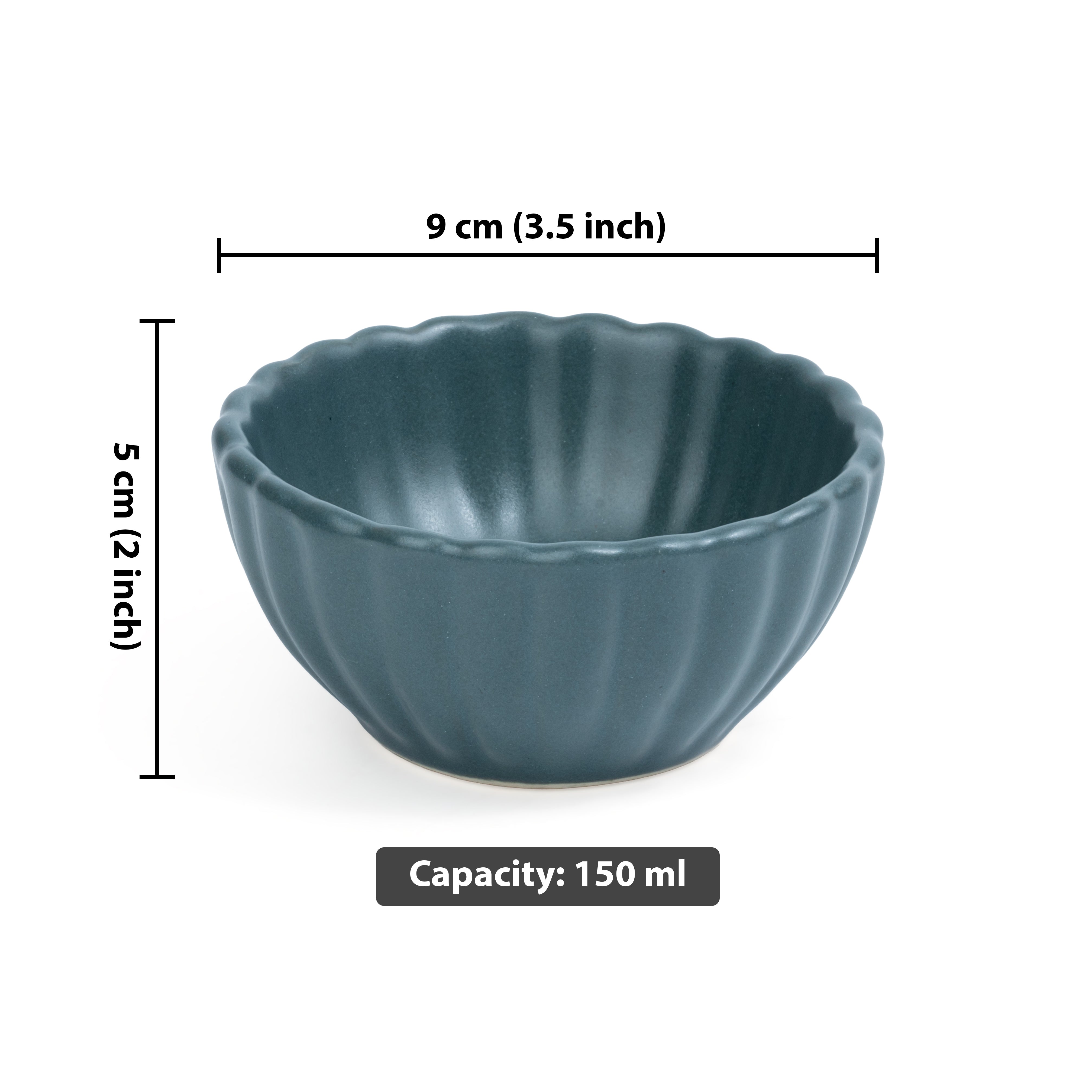 Nimbus – Set of 6 Ceramic Small Bowls