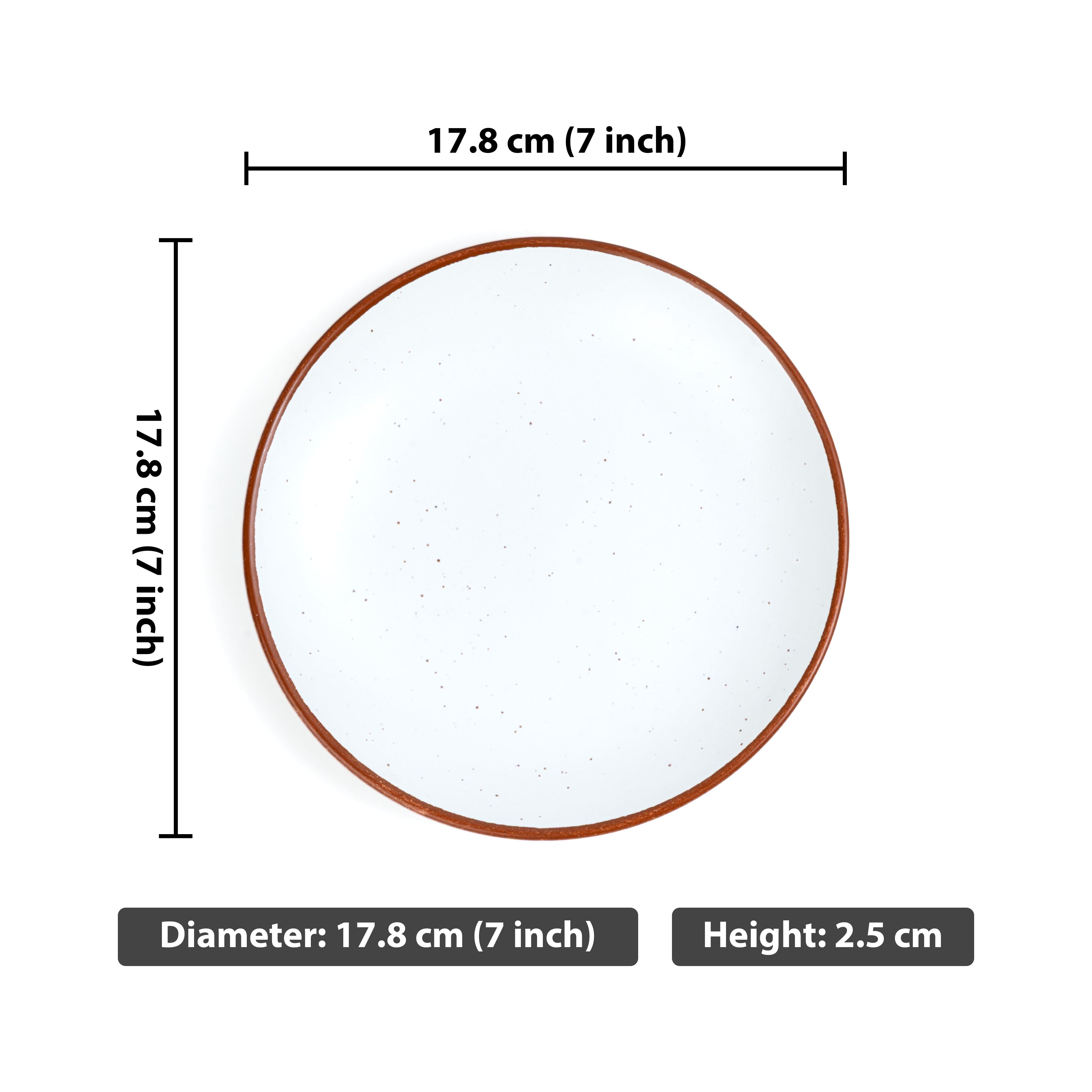 Dune – Set of 6 Ceramic Snack Plates