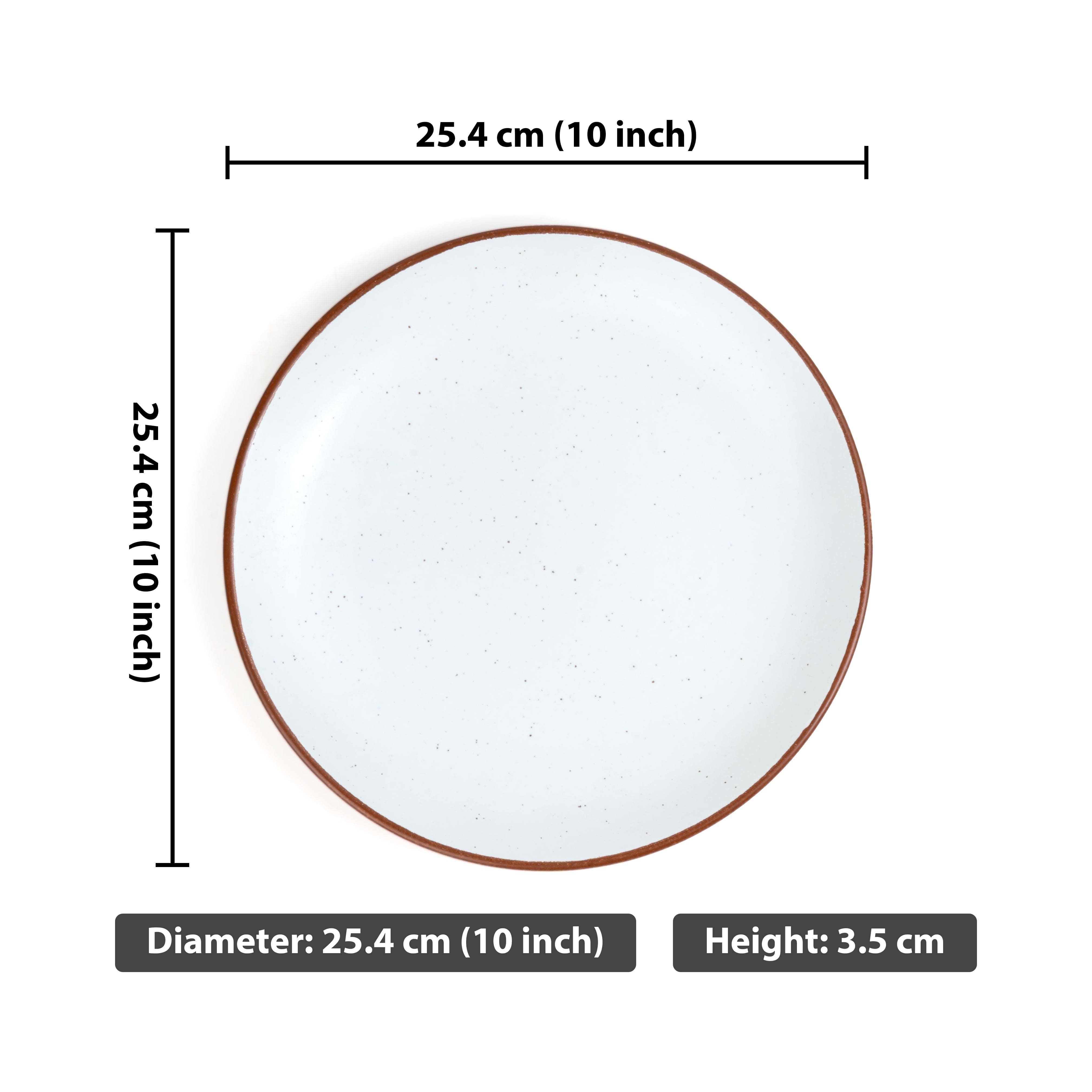 Dune – Set of 6 Ceramic Dinner Plates
