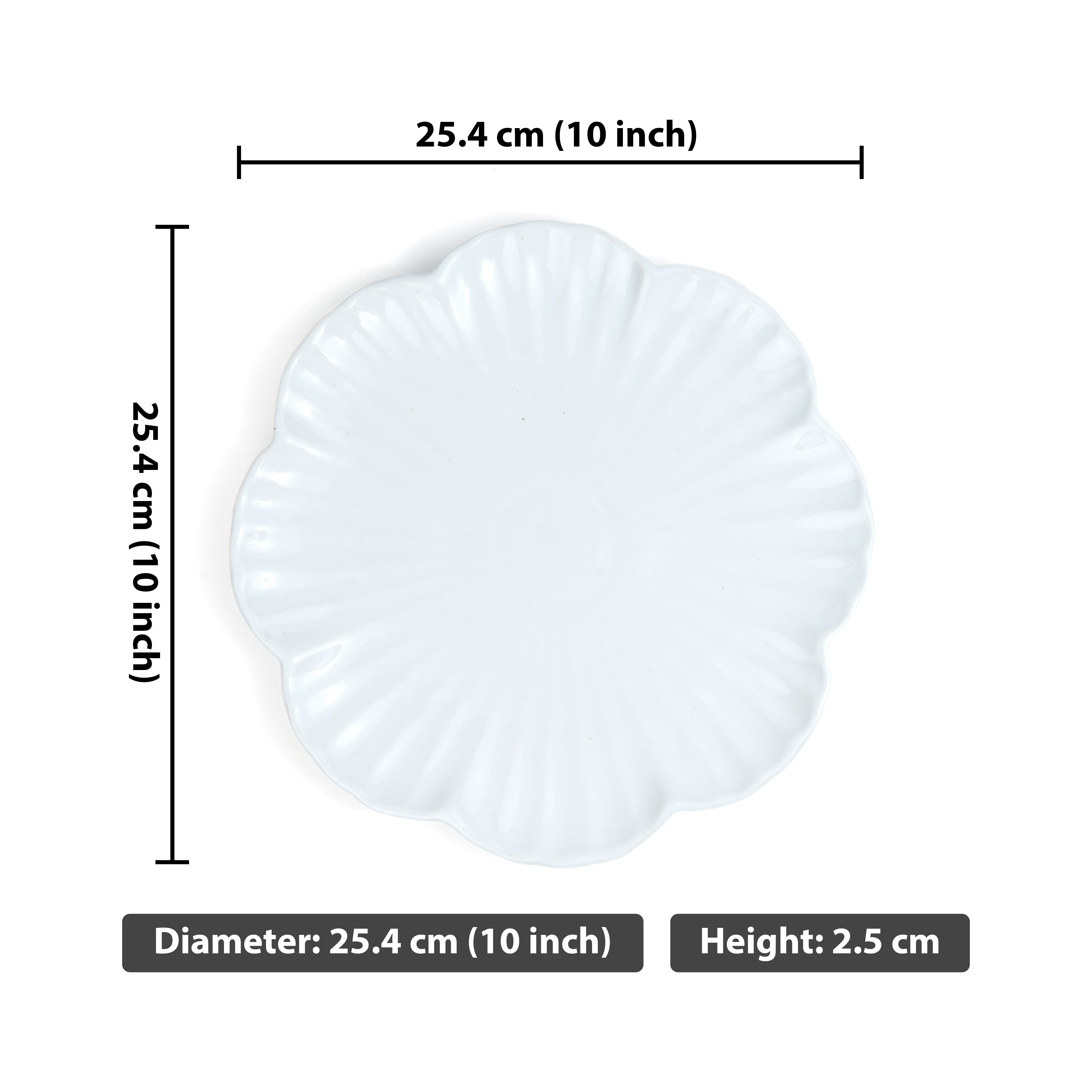 Bloom – Set of 6 Ceramic Dinner Plates