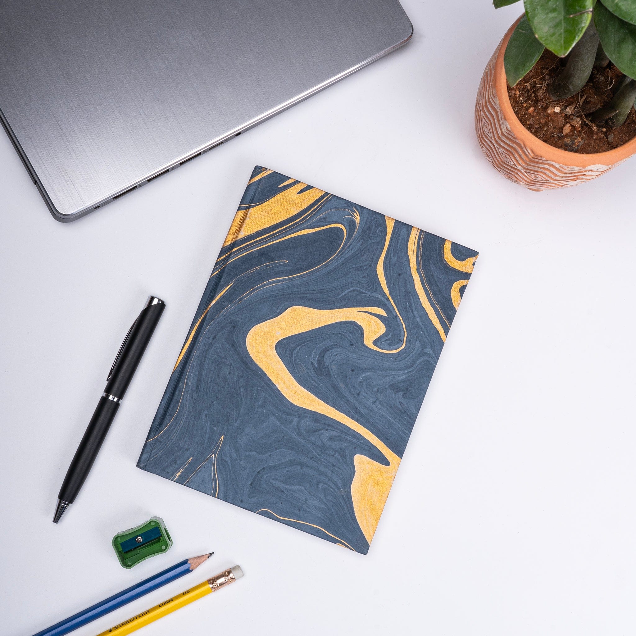 Artmansha Blue Marble Hardbound Diary artmansha