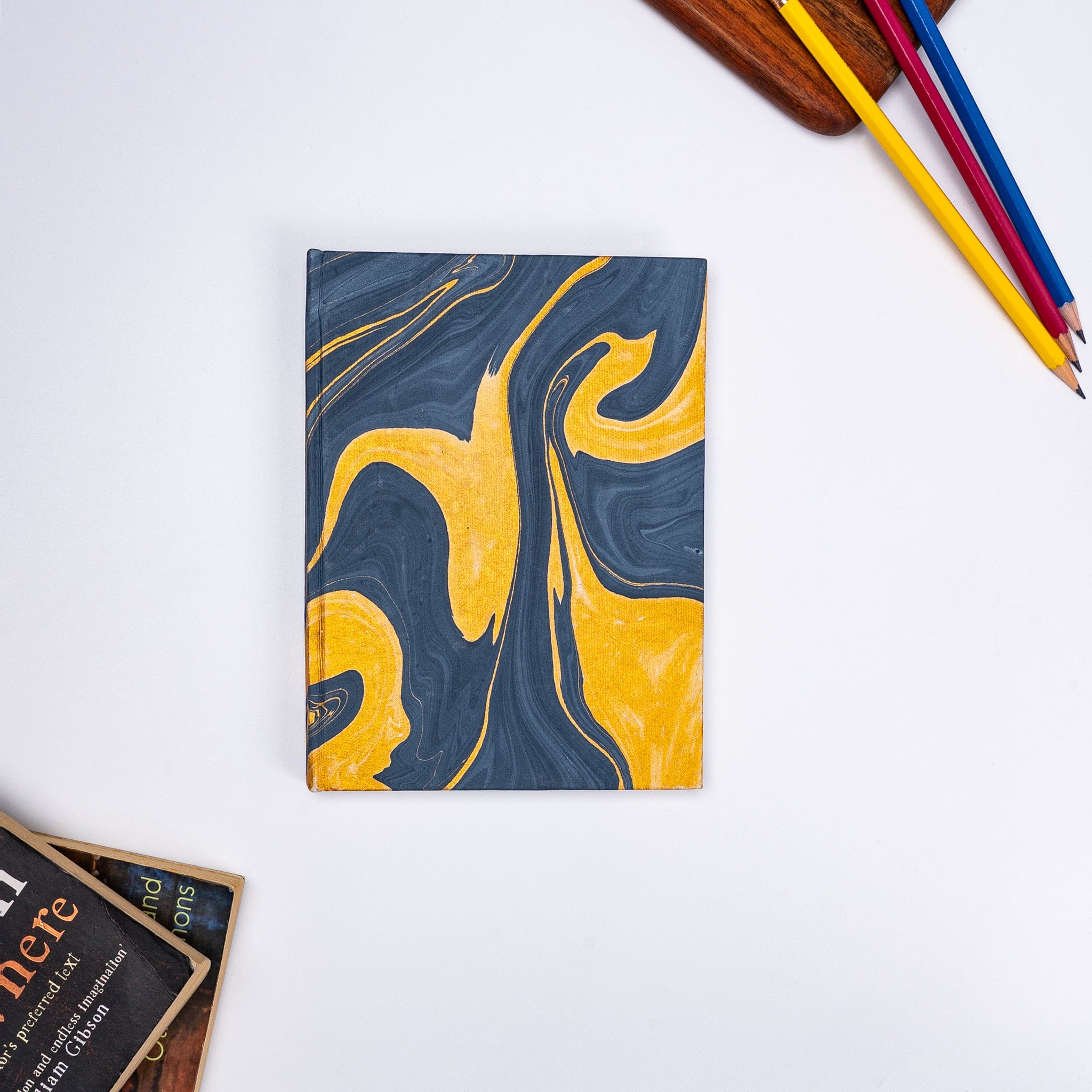 Artmansha Blue Marble Hardbound Diary artmansha