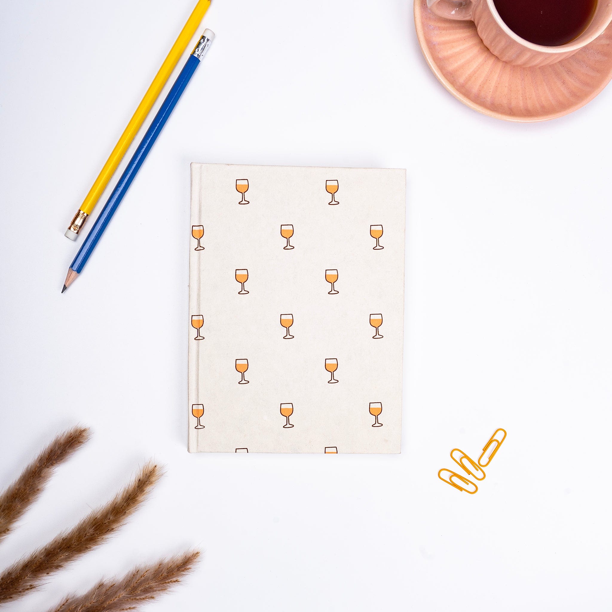 Artmansha 'Wine Glass' Hardbound Diary artmansha