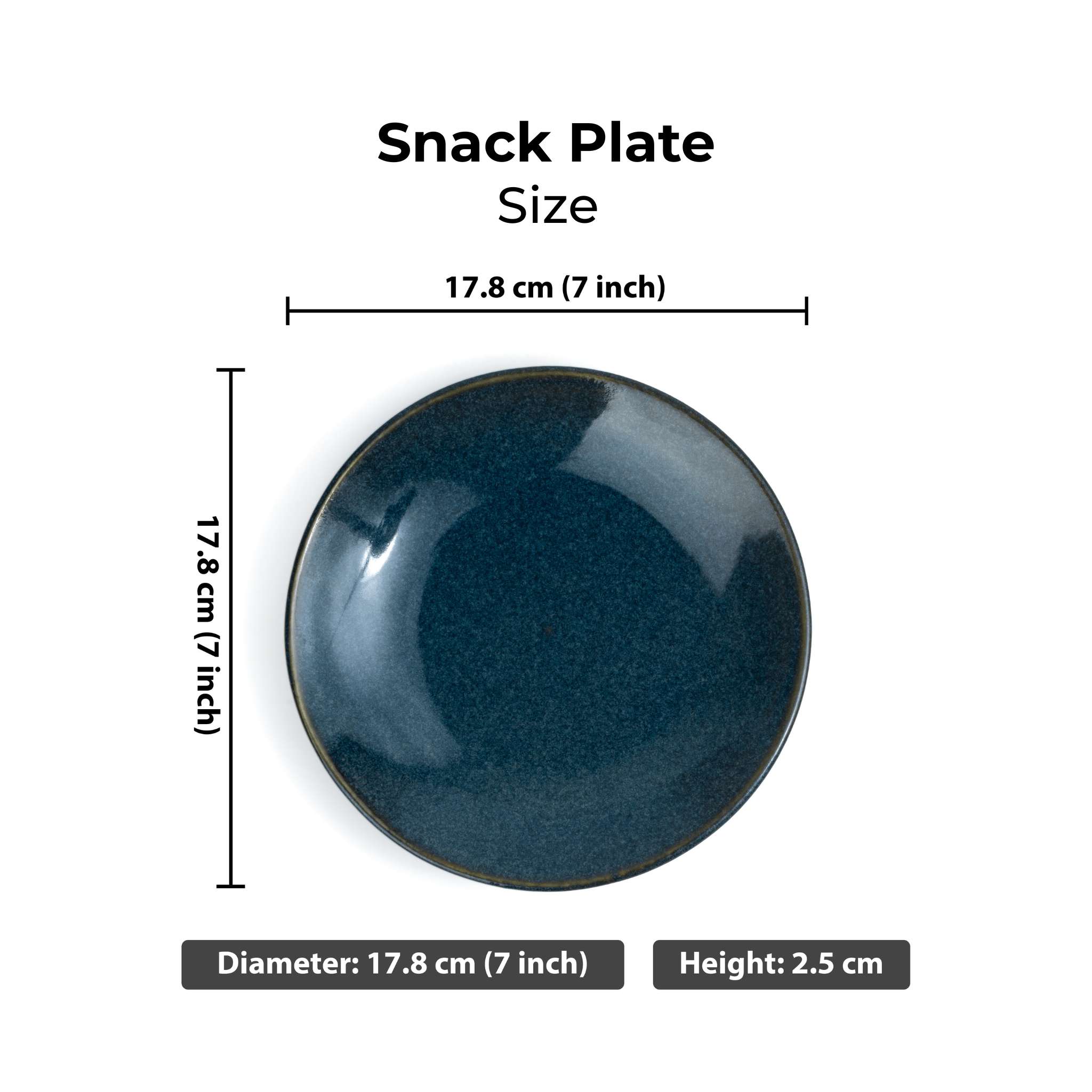 Dinnerware Sets Midnight Tide – 20-Piece Ceramic Dinner Set for 6 artmansha