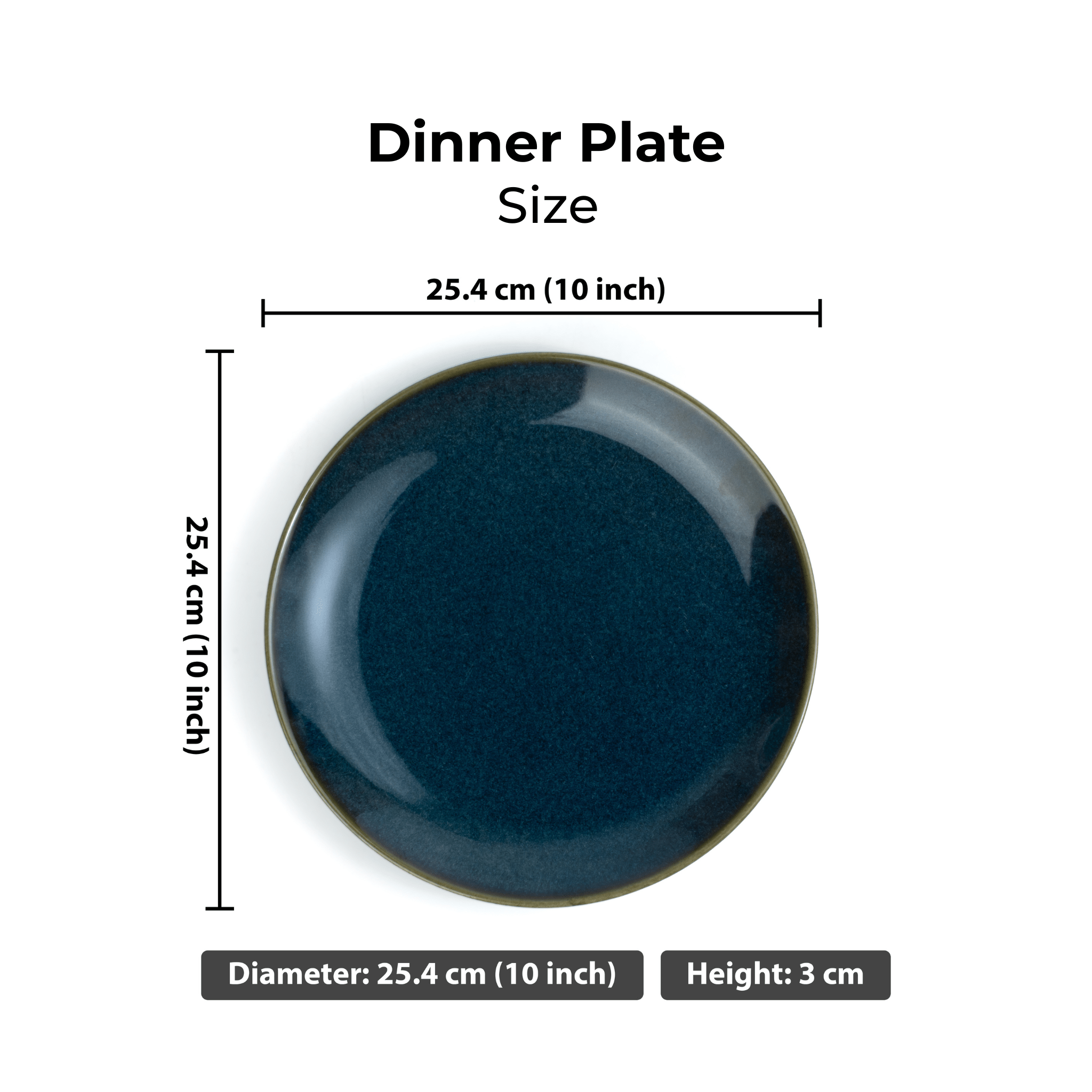 Dinnerware Sets Midnight Tide – 20-Piece Ceramic Dinner Set for 6 artmansha
