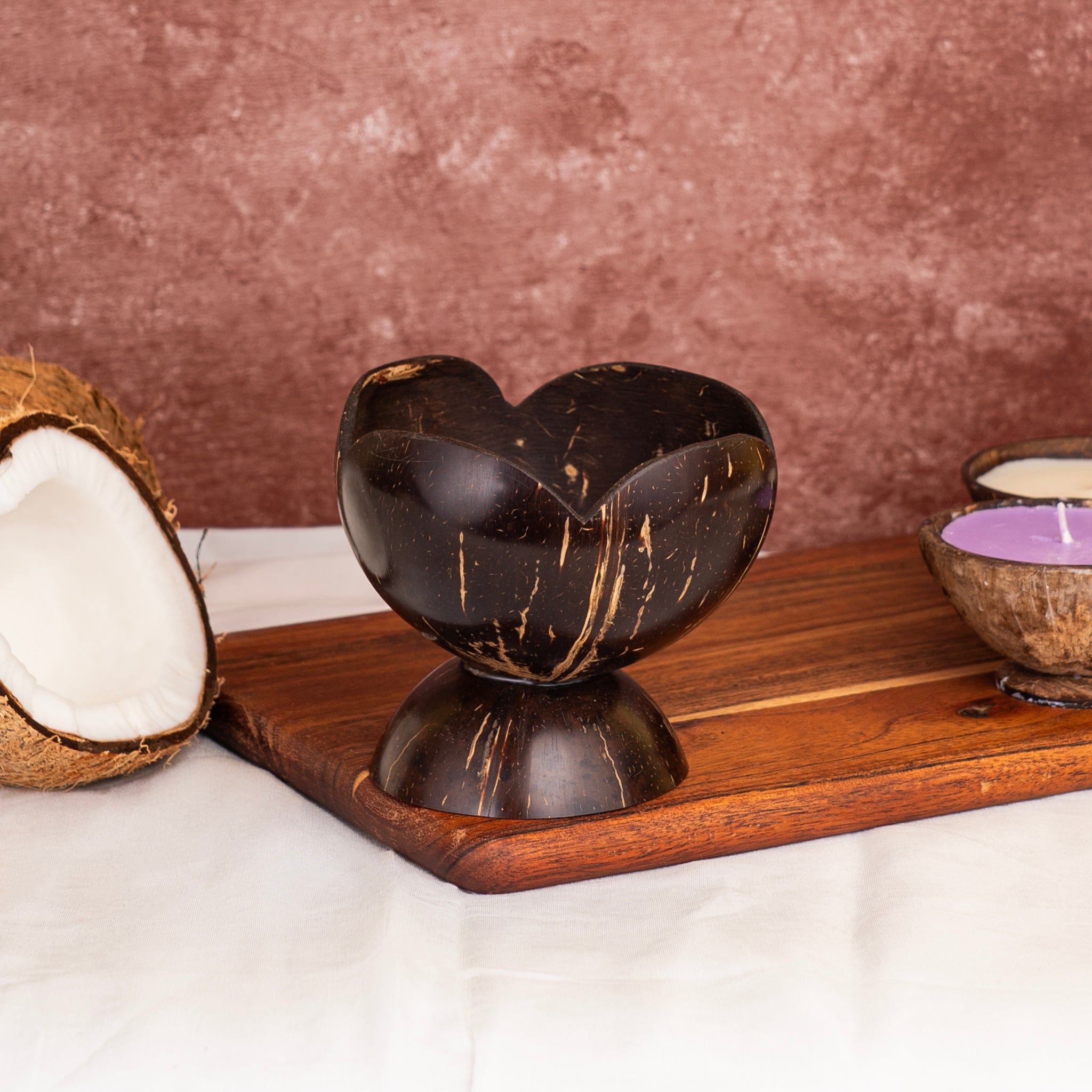 Pots & Planters 'Coco' Coconut Shell Tiny Succulent Pot artmansha