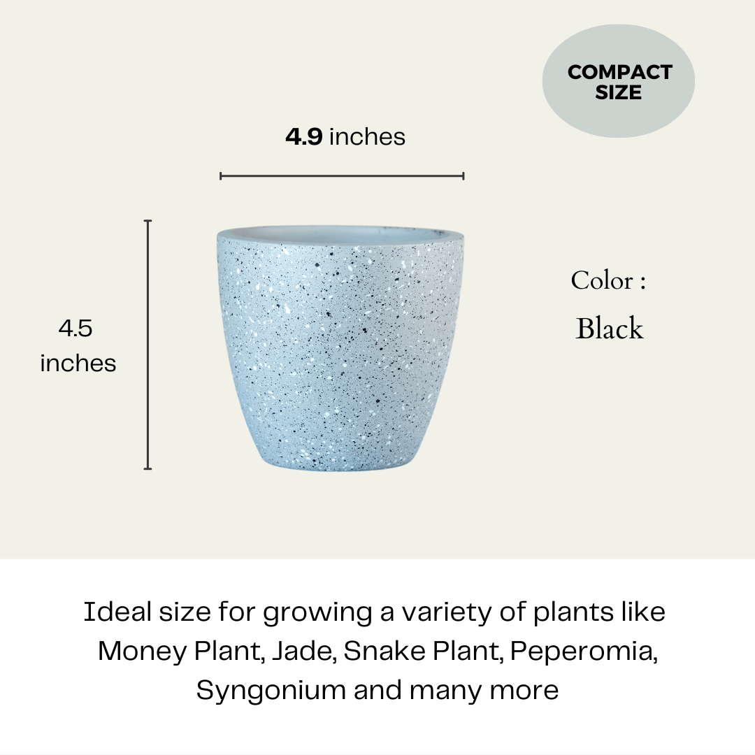 Pots & Planters 'Galaxy' Grey Terracotta Planter artmansha