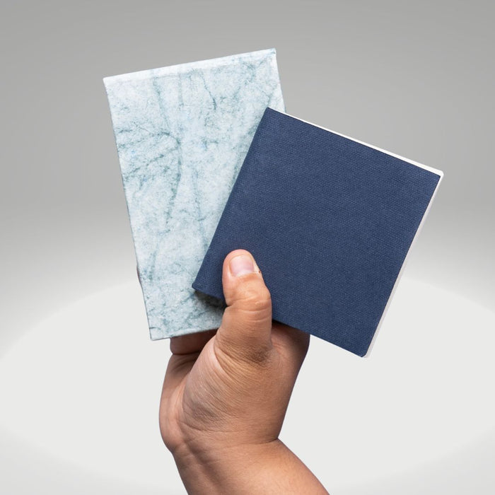 Small Blue Batik Notepad & Small Blue Batik Pocket Diary - Combo