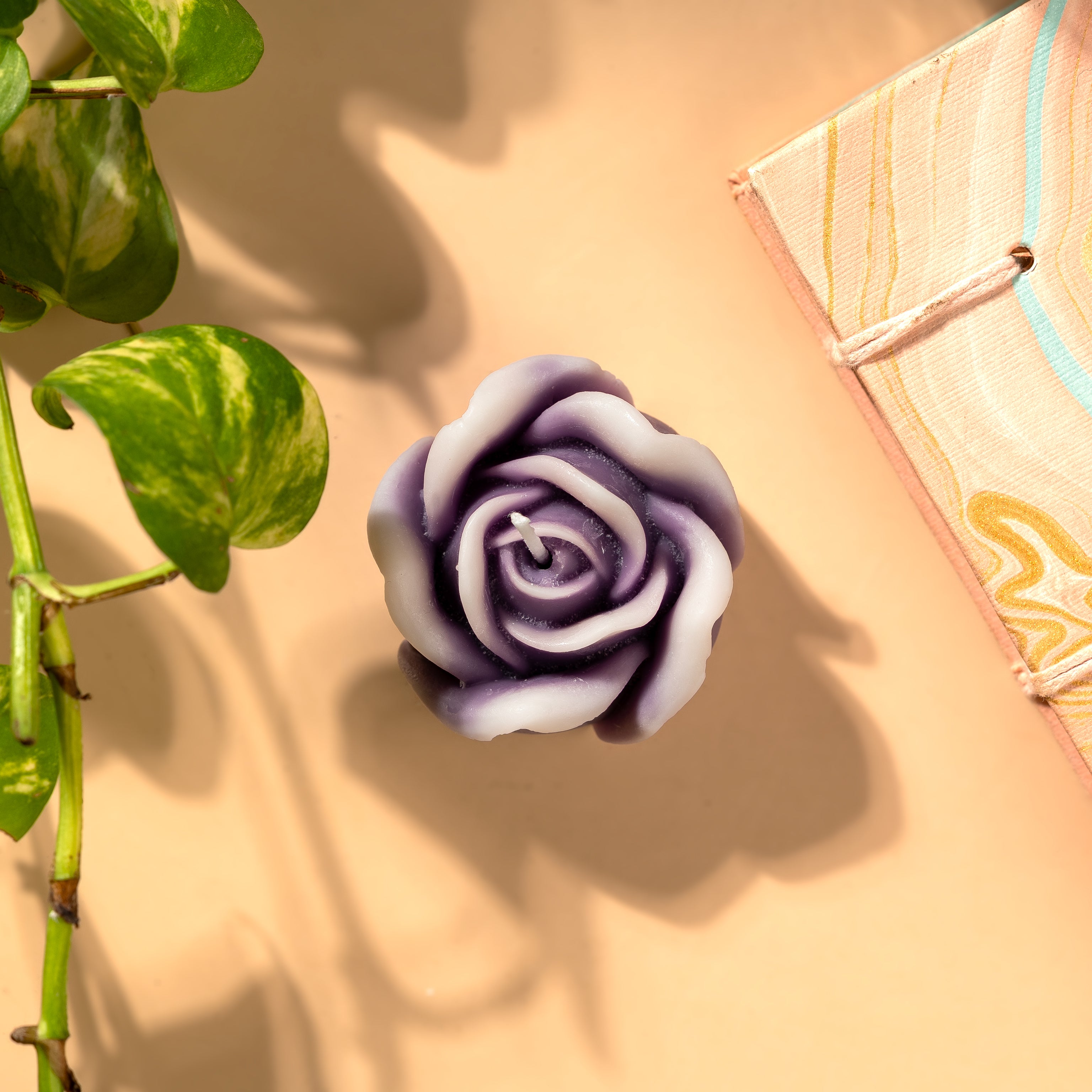 Rose Candle Purple (Lavender)