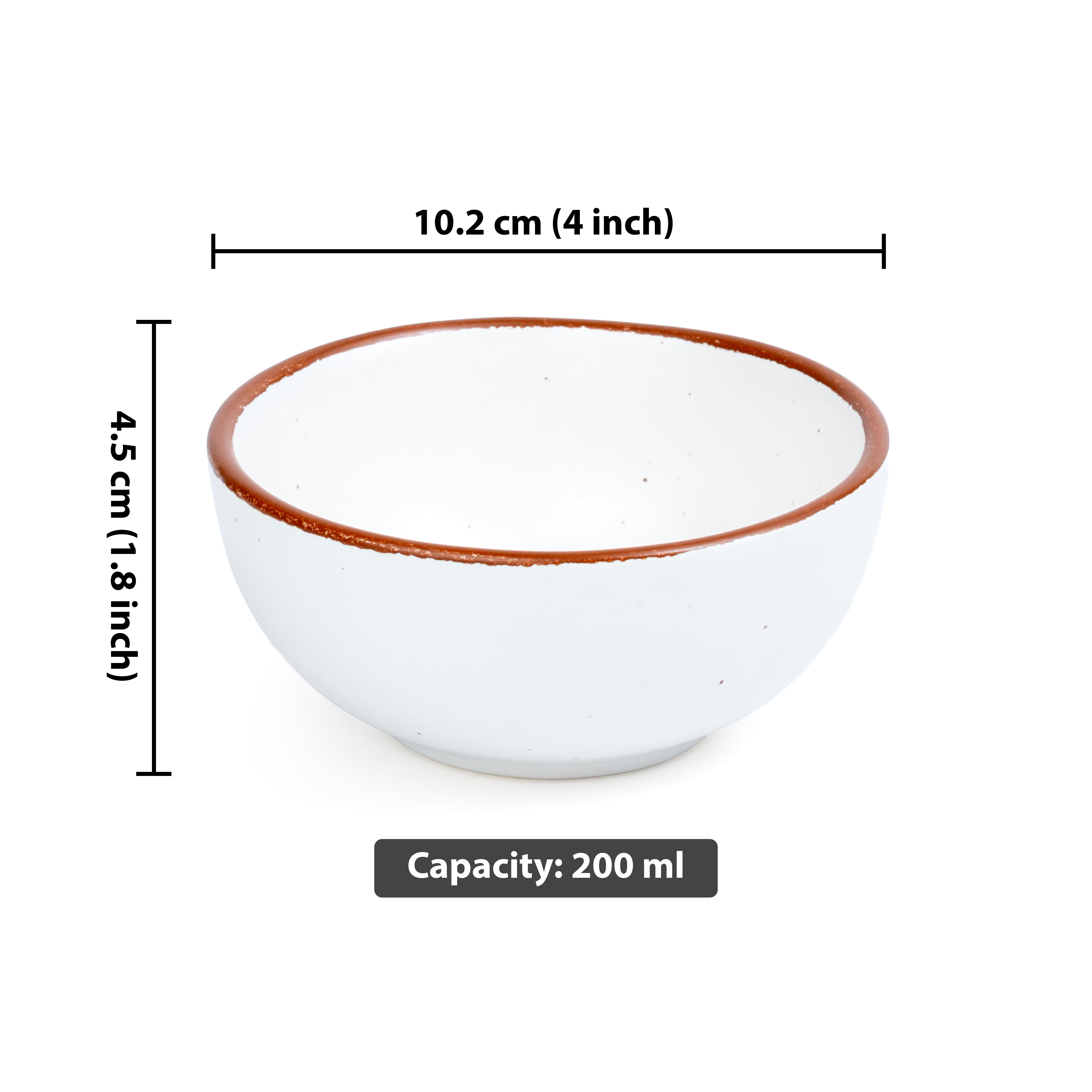 Dune – Set of 4 Ceramic Small Bowls