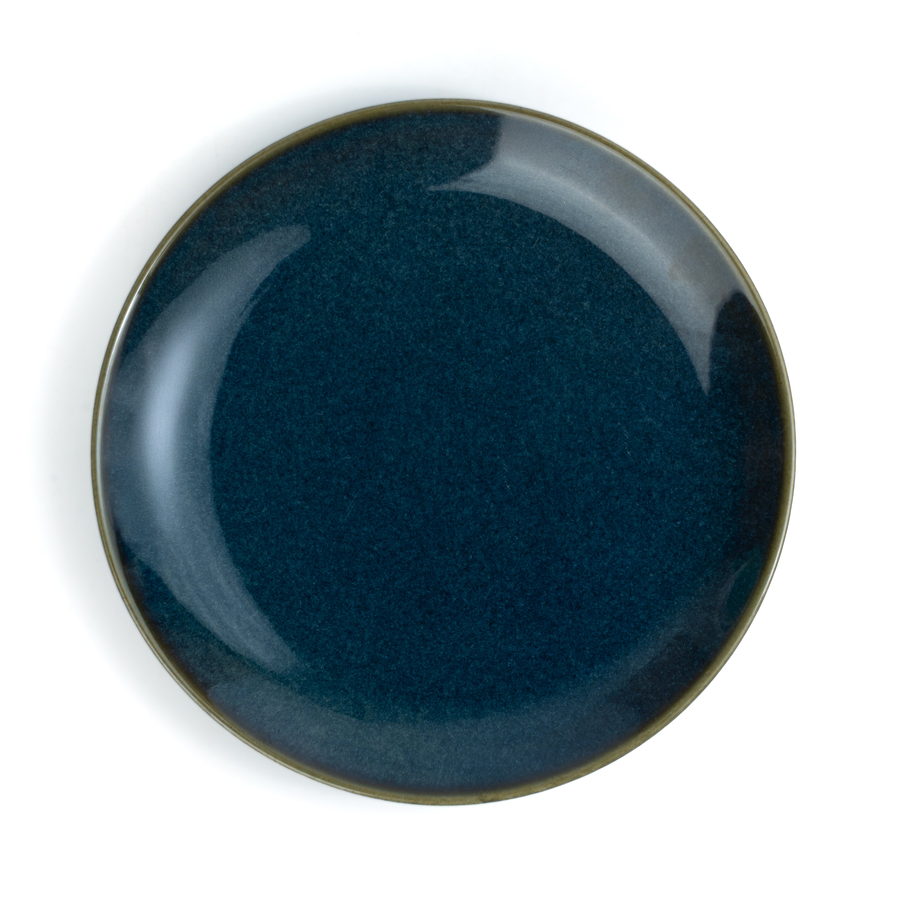 Midnight Tide – Set of 4 Ceramic Snack Plates