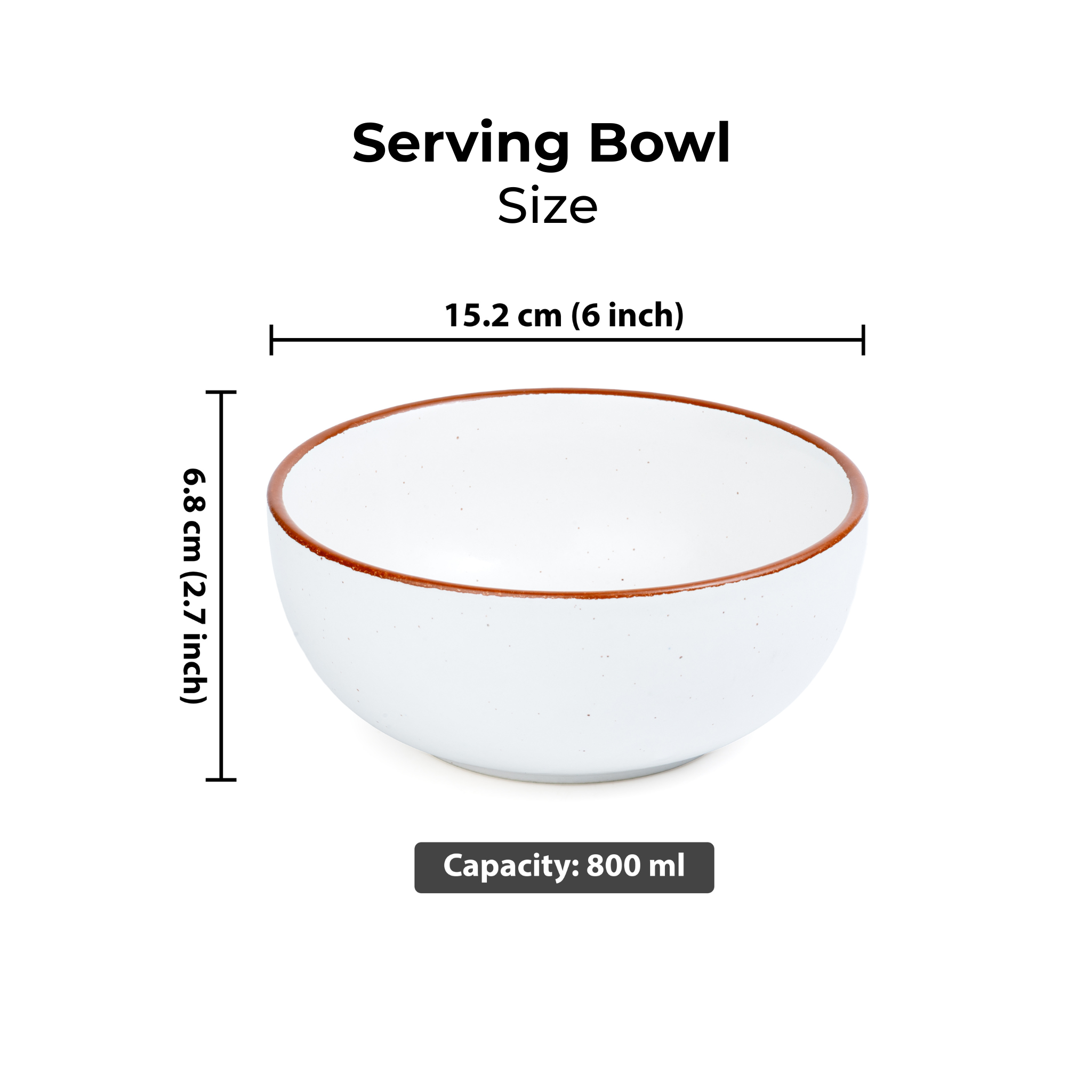 Dune – Ceramic Serving Set (1 Serving Bowl + 4 Small Bowls)
