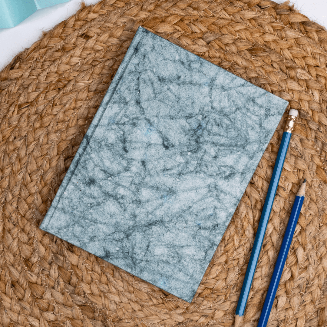 Artmansha Blue Batik Hardbound Diary artmansha