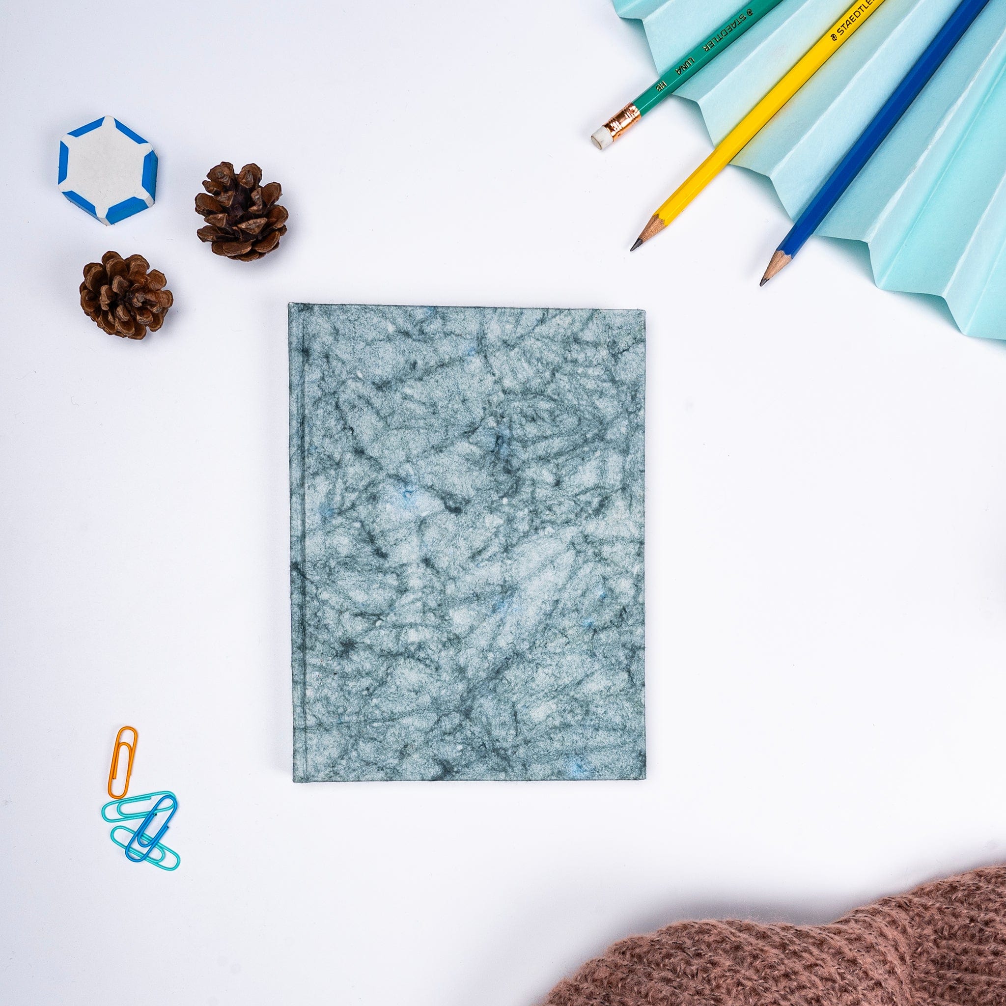 Artmansha Blue Batik Hardbound Diary artmansha