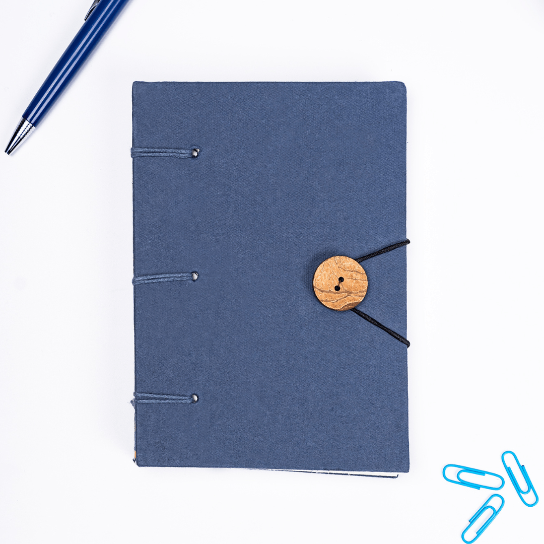 Artmansha Blue 'Button' Diary artmansha