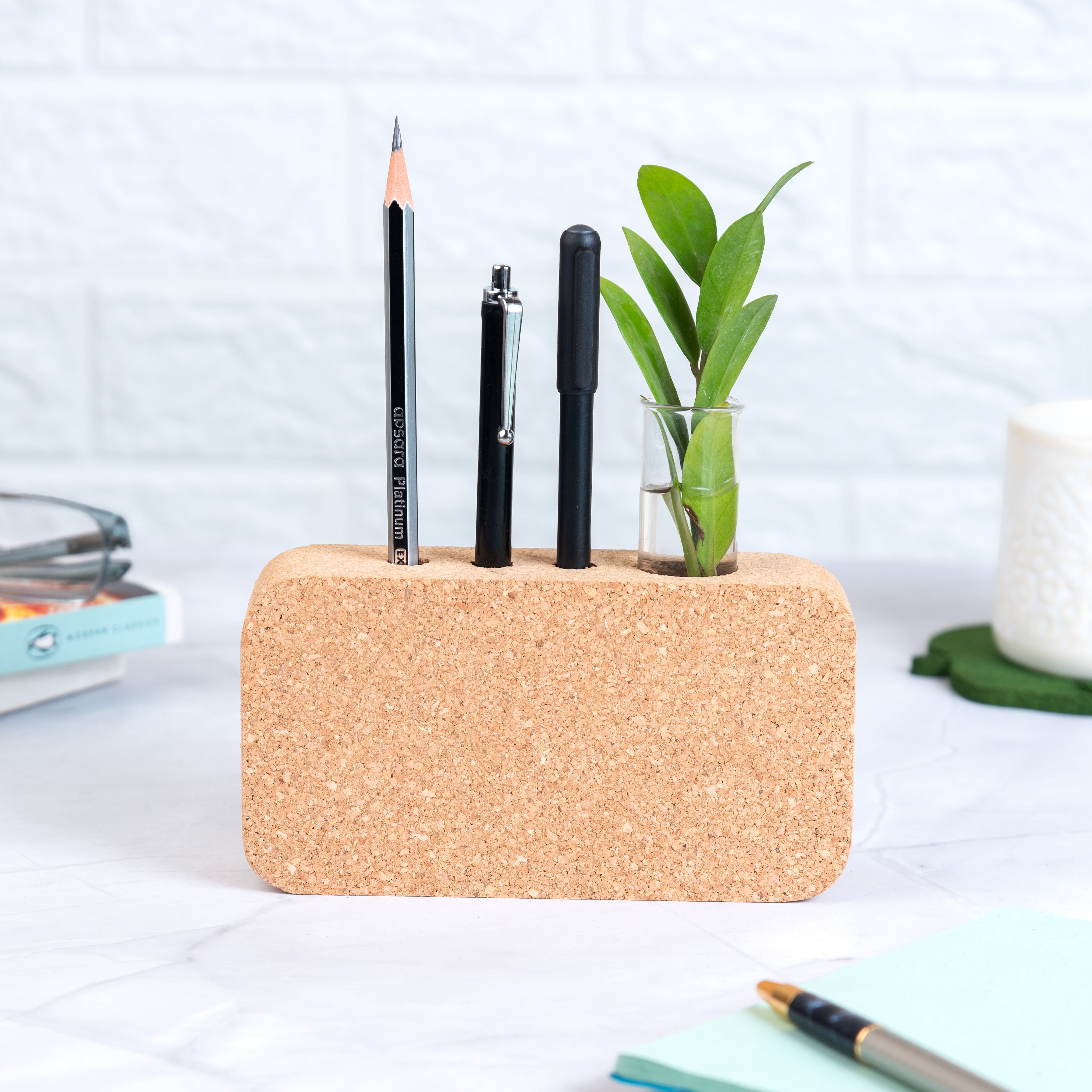 Vases Cork Pen Holder and Planter/Bud Vase artmansha